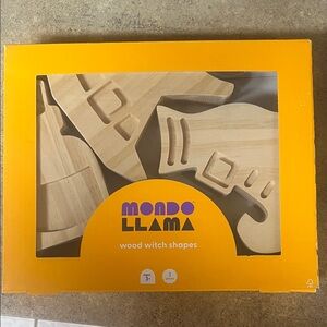 Mondo Llama Wooden Witch Shapes - Natural